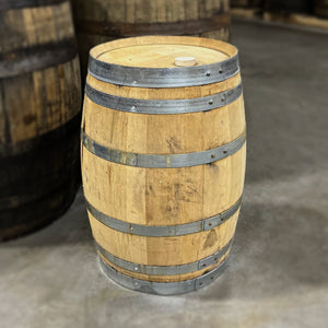 
                  
                    Head and side of a 15 Gallon Kennay Farms Distilling Whiskey Barrel
                  
                