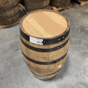 
                  
                    Head and side of a 25 Gallon Bear Wallow Bourbon Barrel
                  
                