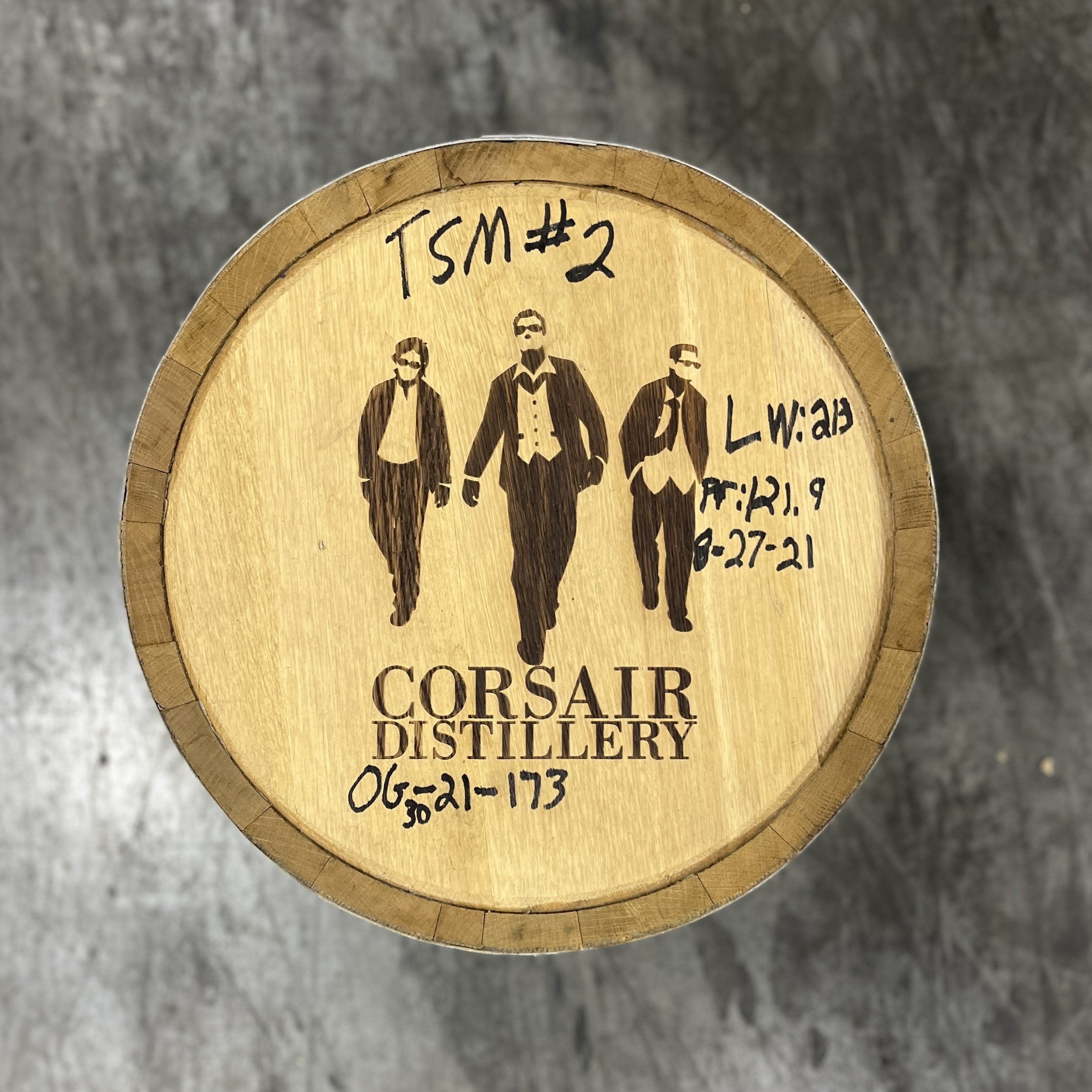 30 Gallon Corsair Distillery Tennessee Single Malt - Fresh Dumped