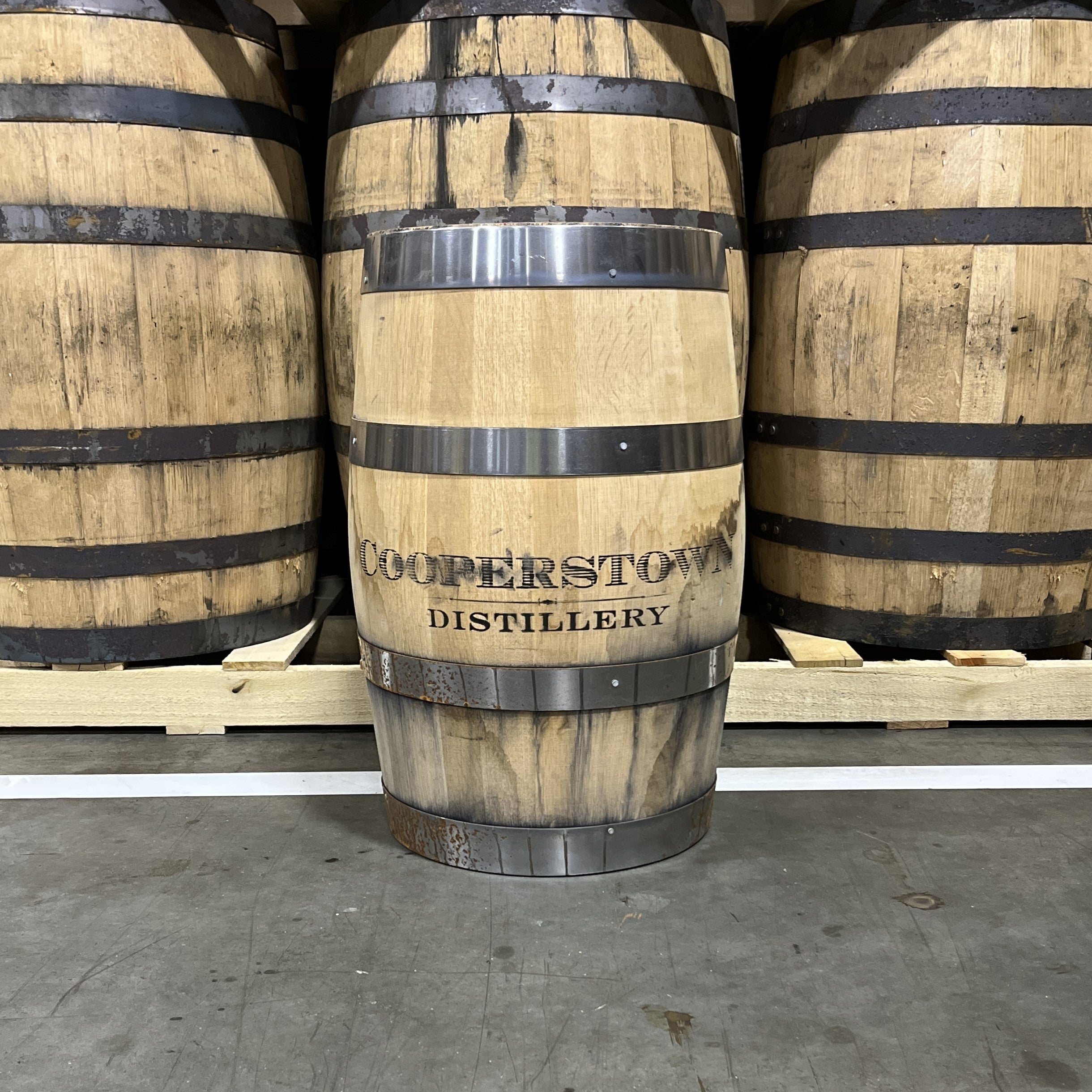 16 Gallon Cooperstown Distillery Bourbon Barrel - Fresh Dumped, Once Used