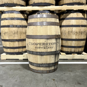 
                  
                    30 Gallon Cooperstown Distillery Bourbon Barrel - Fresh Dumped, Once Used
                  
                