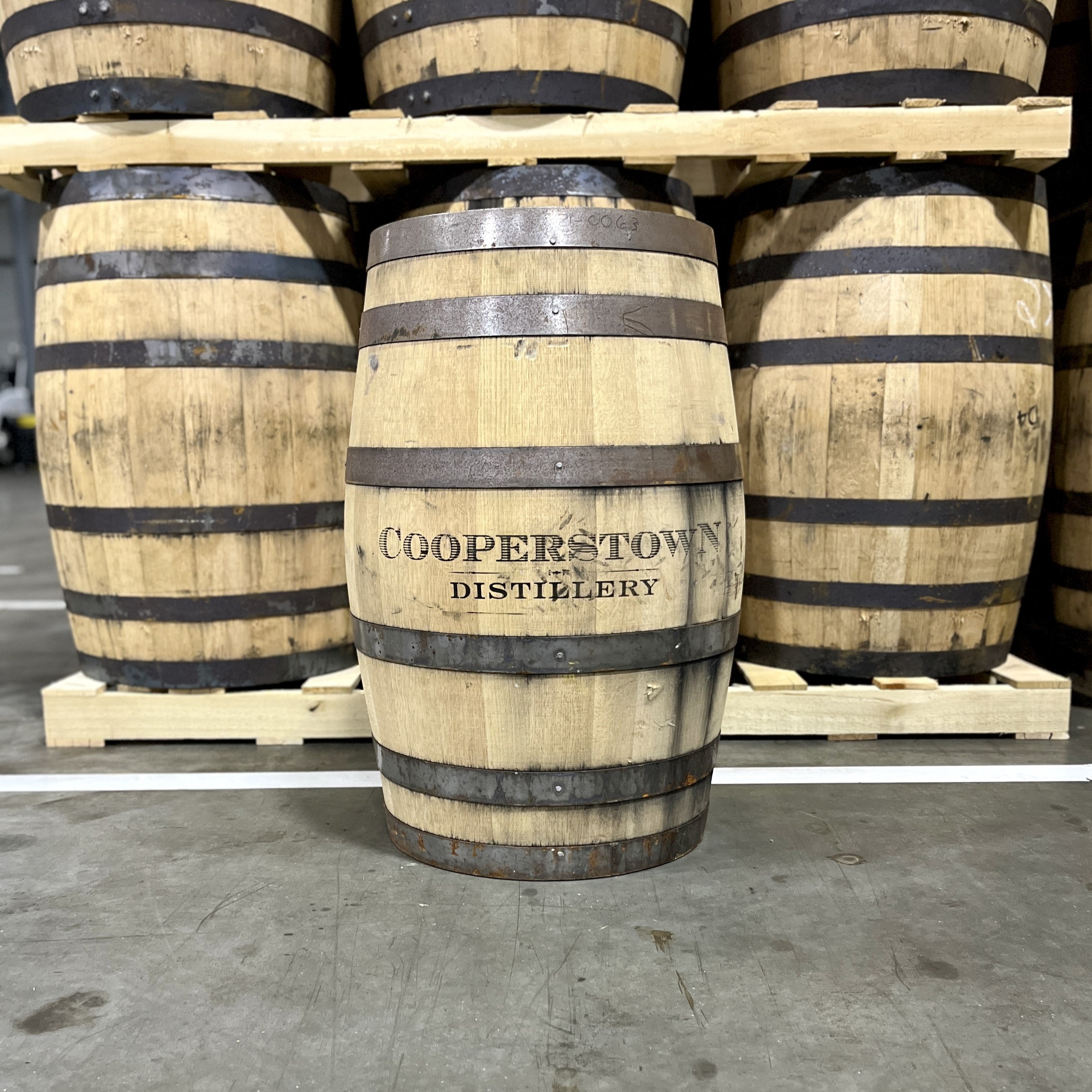 30 Gallon Cooperstown Distillery Single Malt Whiskey Barrel - Fresh Dumped