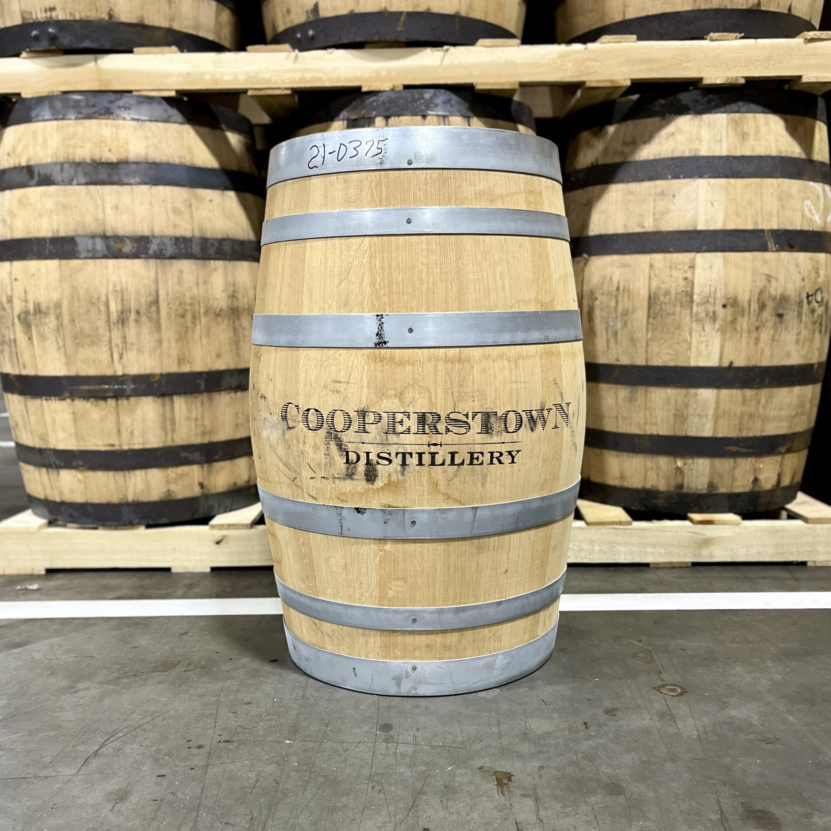 30 Gallon Cooperstown Distillery Single Malt Whiskey Barrel - Fresh Dumped