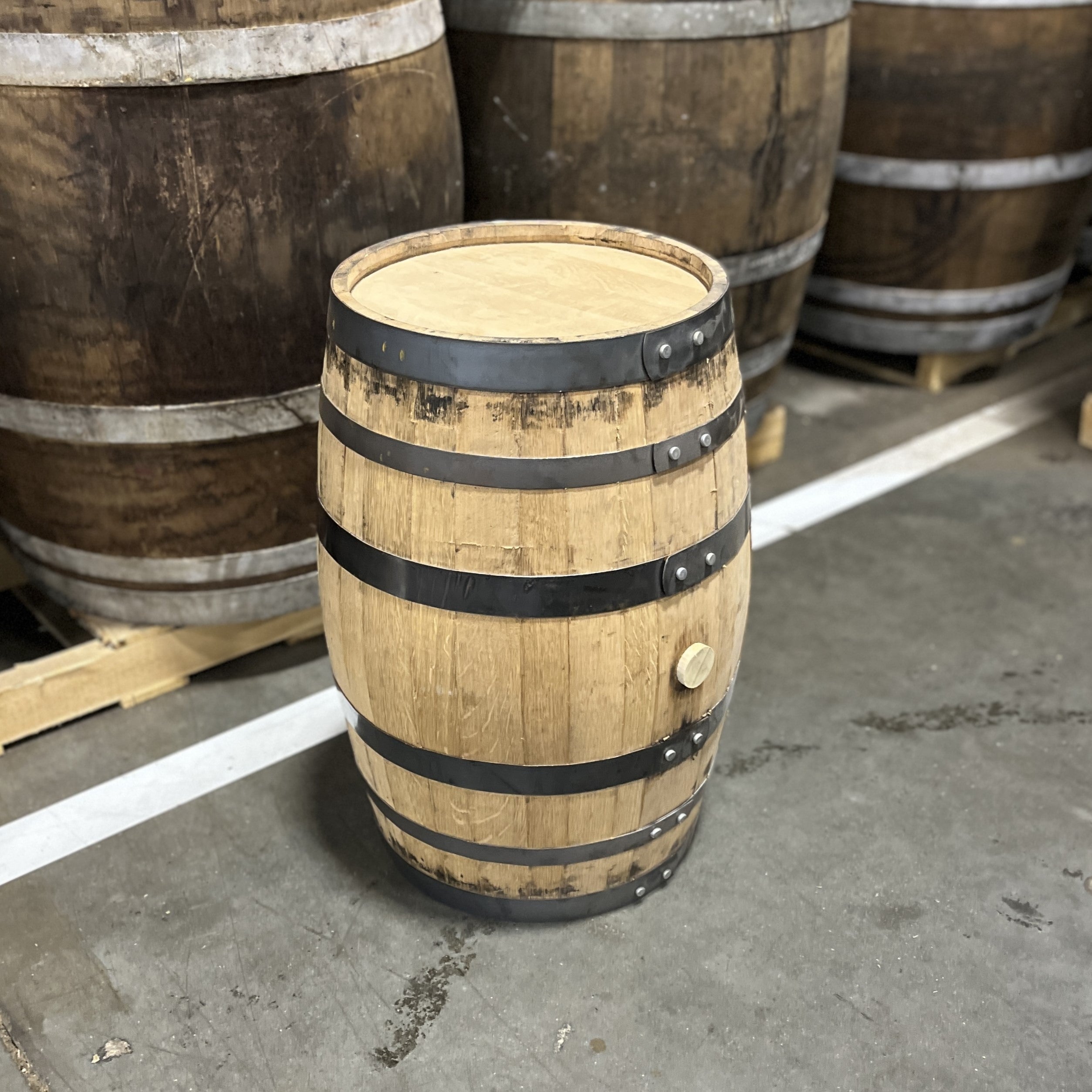 15 Gallon Wise Men Distillery Bourbon Barrel - Fresh Dumped, Once Used