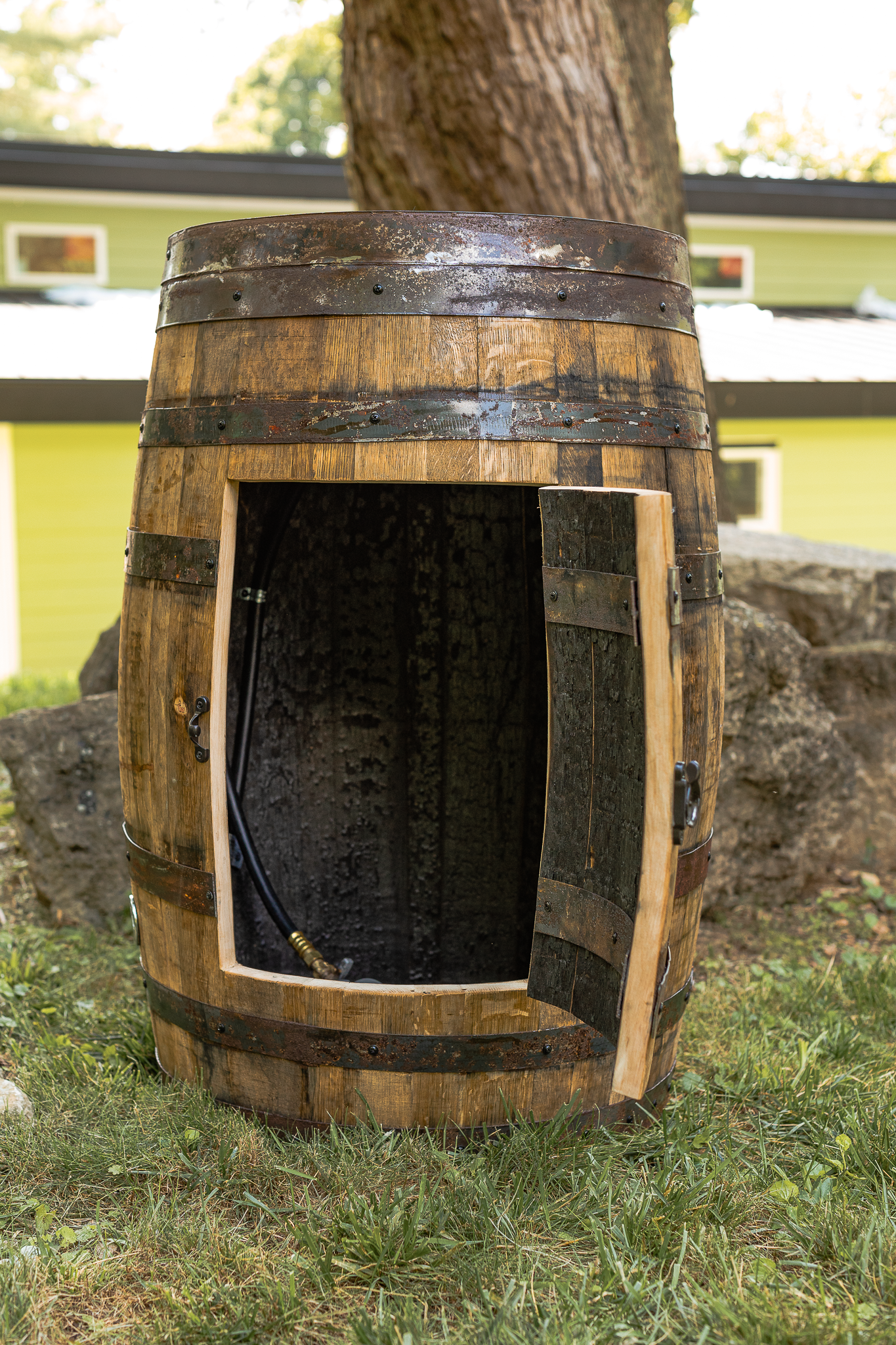 Bourbon Barrel Fire Pit