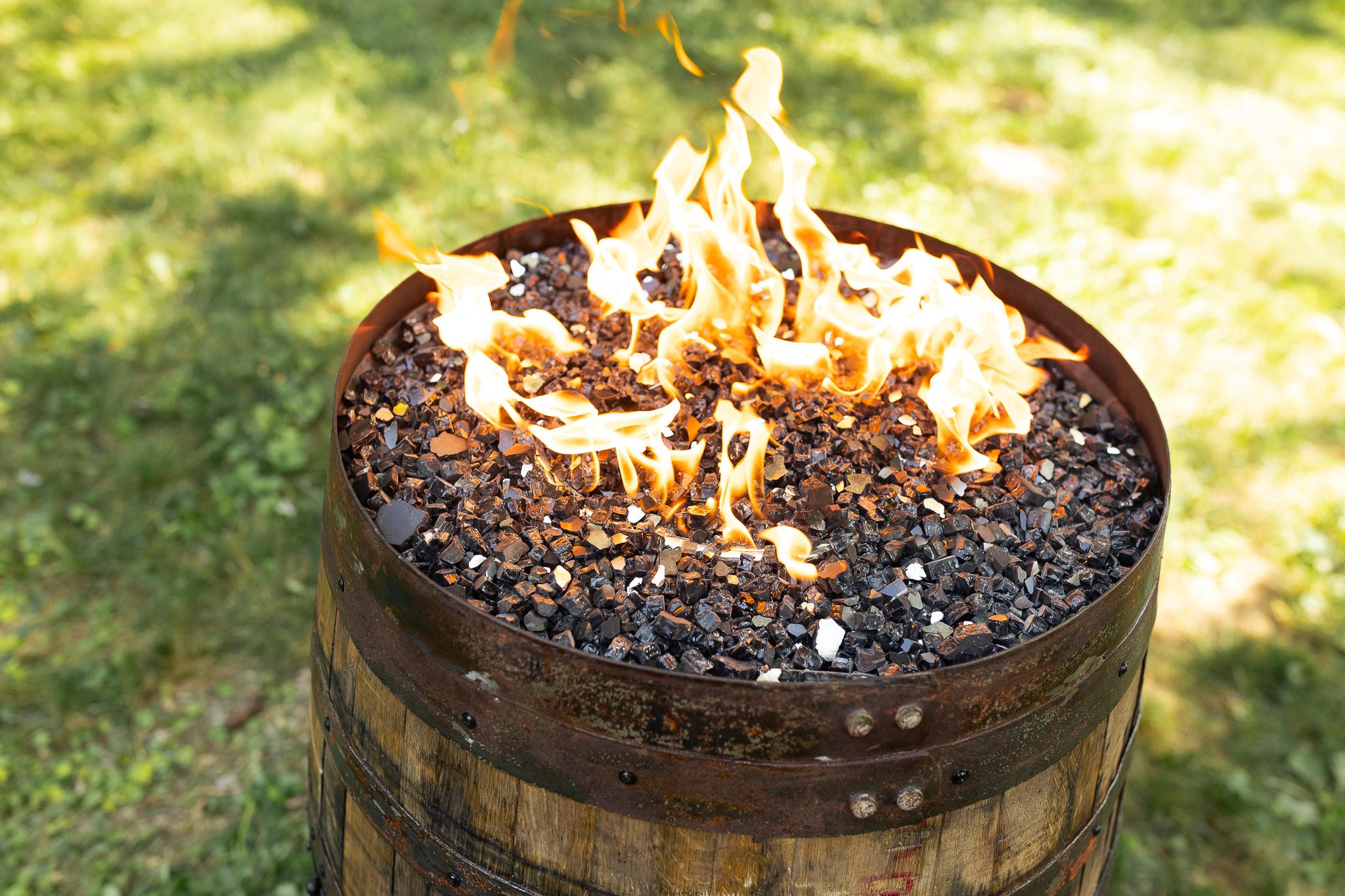 Bourbon Barrel Fire Pit