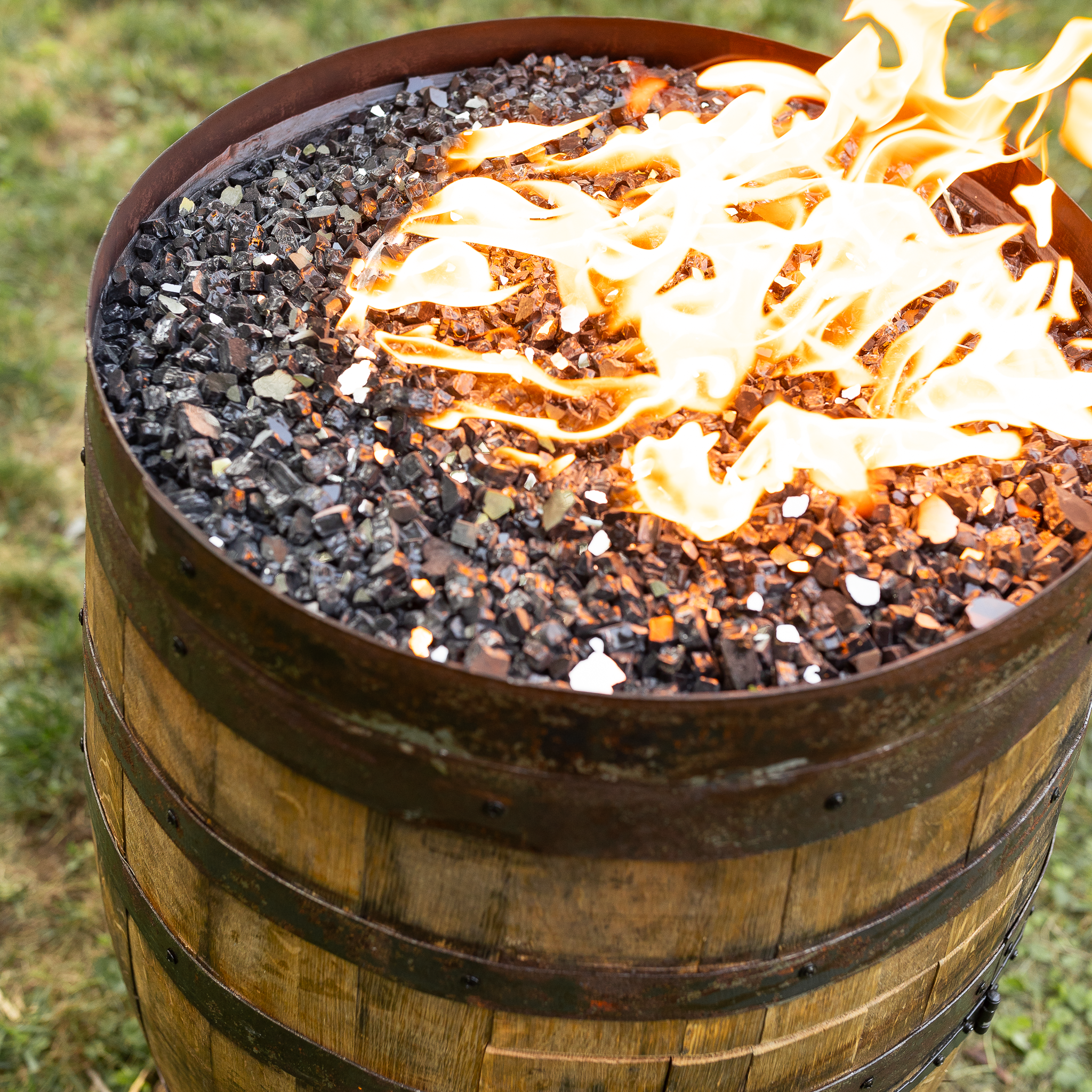 Bourbon Barrel Fire Pit