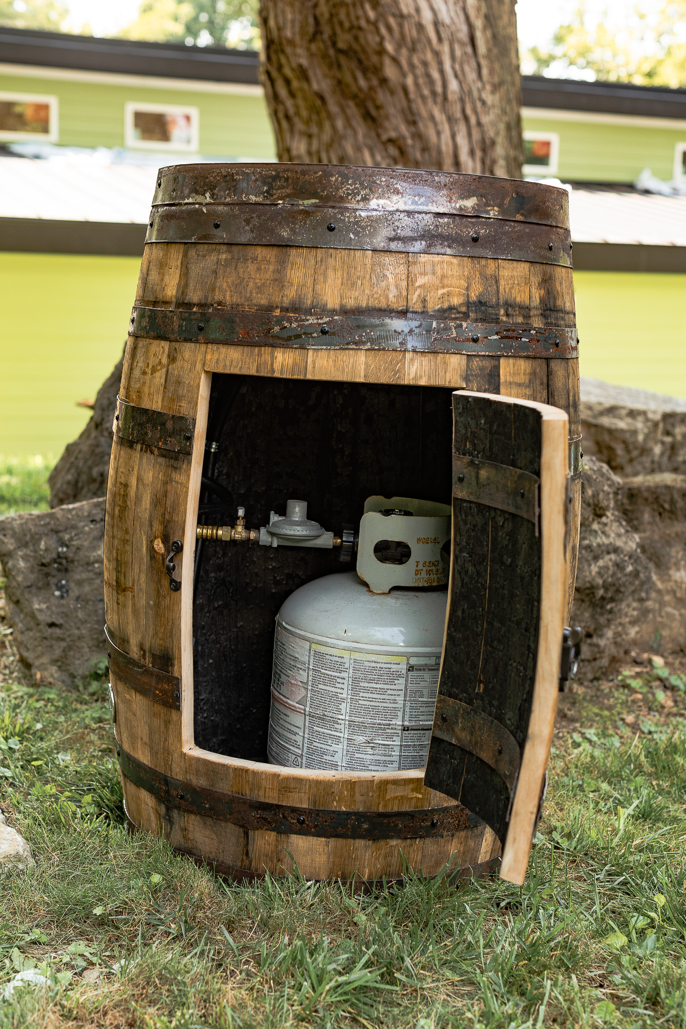 Bourbon Barrel Fire Pit