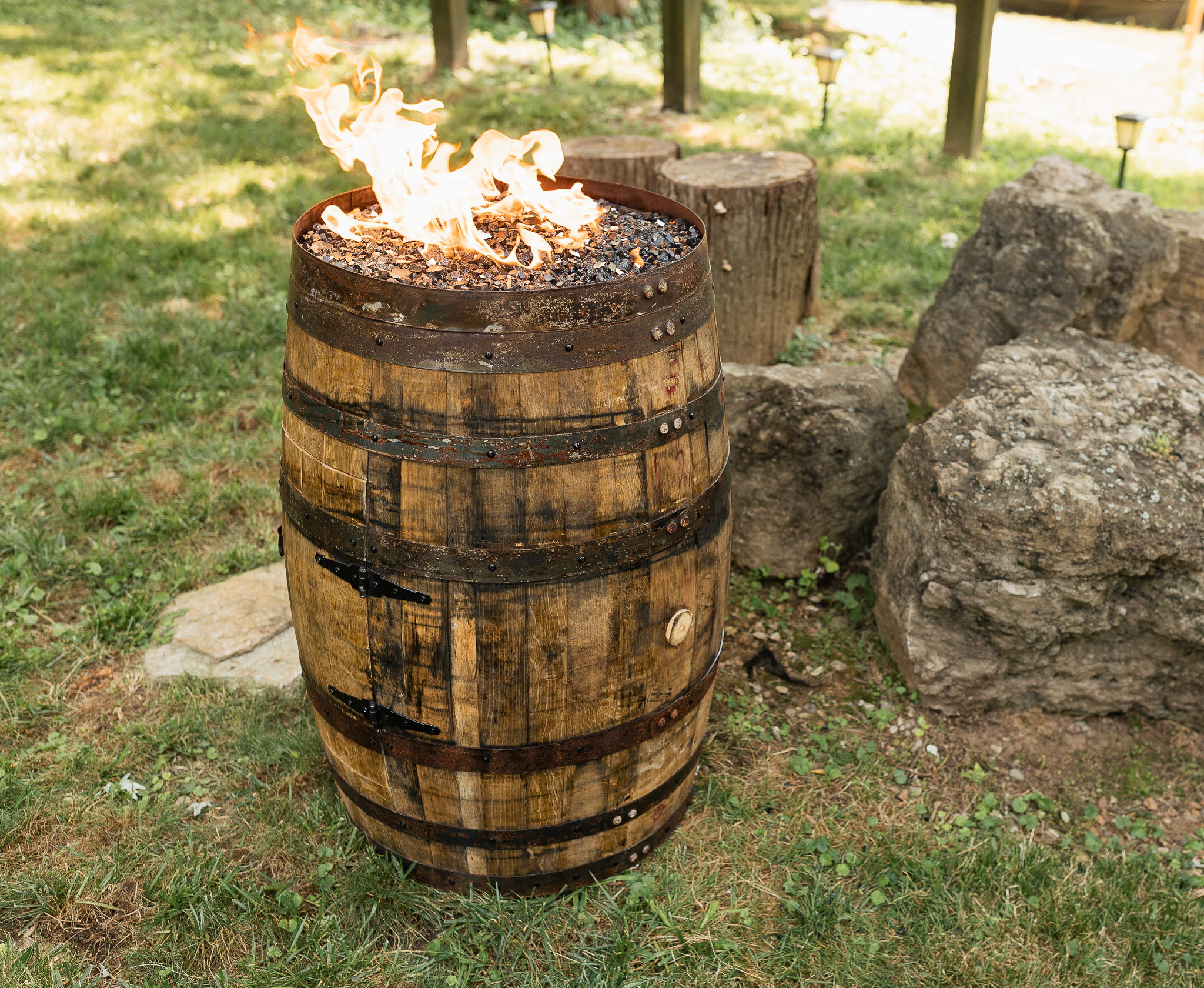 Bourbon Barrel Fire Pit