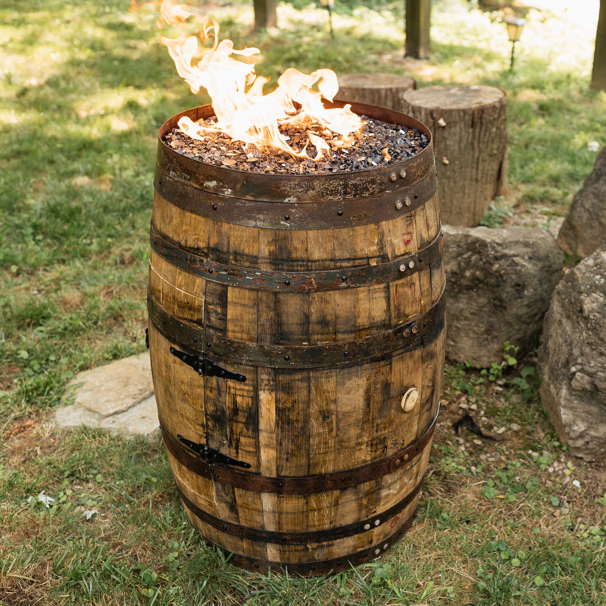 Bourbon Barrel Fire Pit