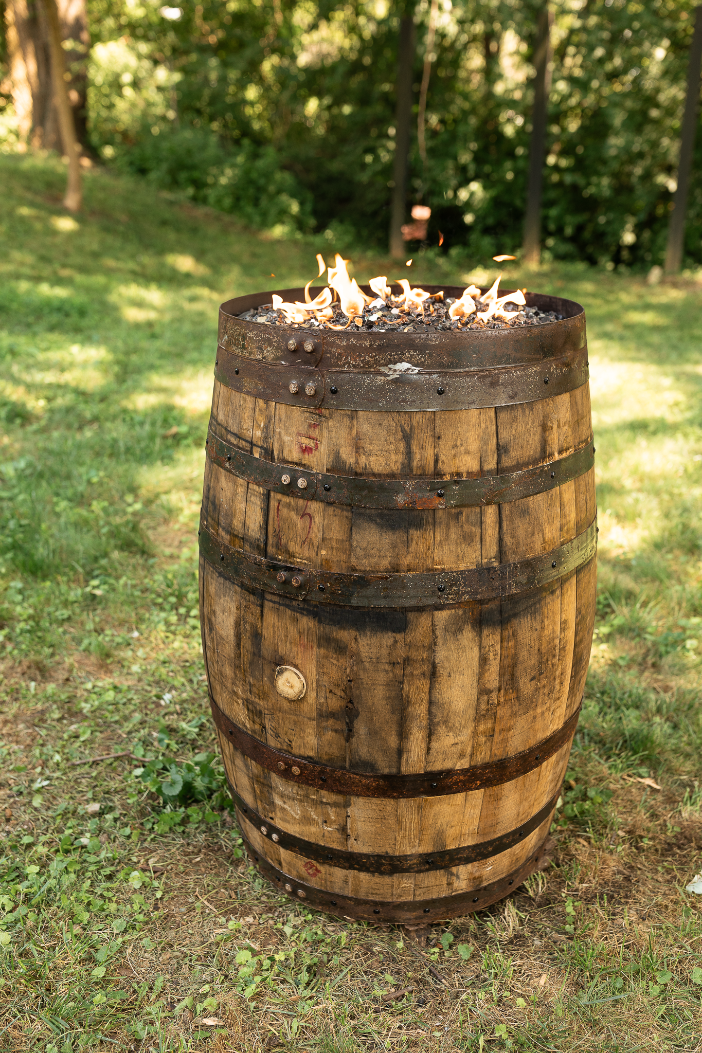 Bourbon Barrel Fire Pit