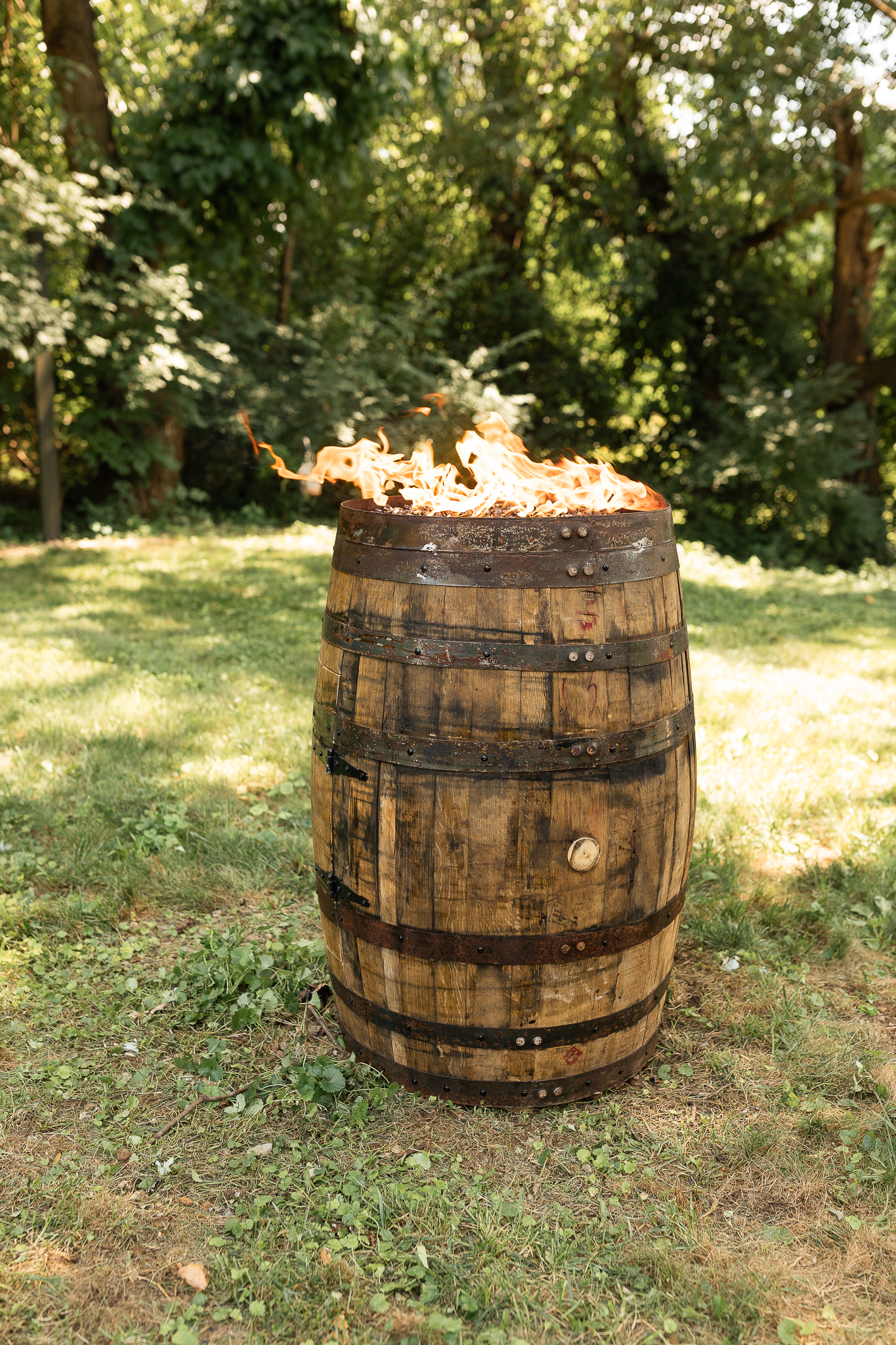 Bourbon Barrel Fire Pit