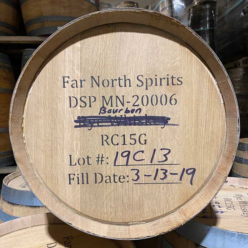15 Gallon Wise Men Distillery Bourbon Barrel - Fresh Dumped, Once Used