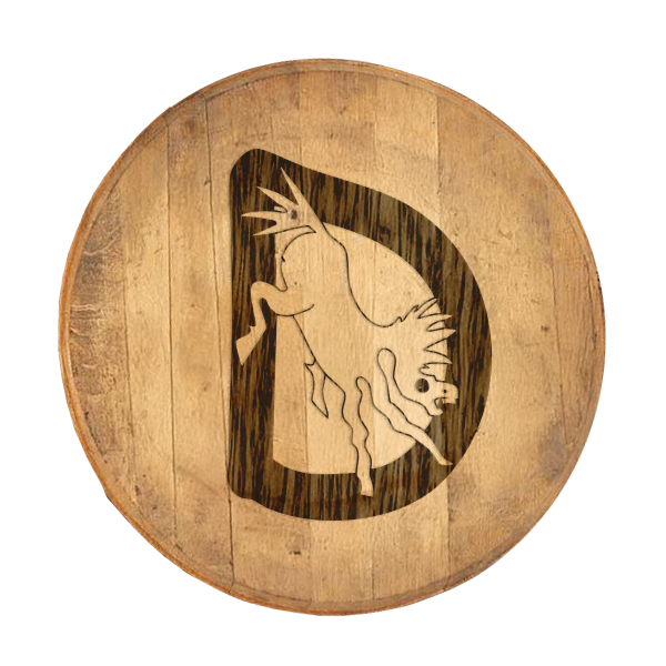 Demon D Engraved Barrel Head