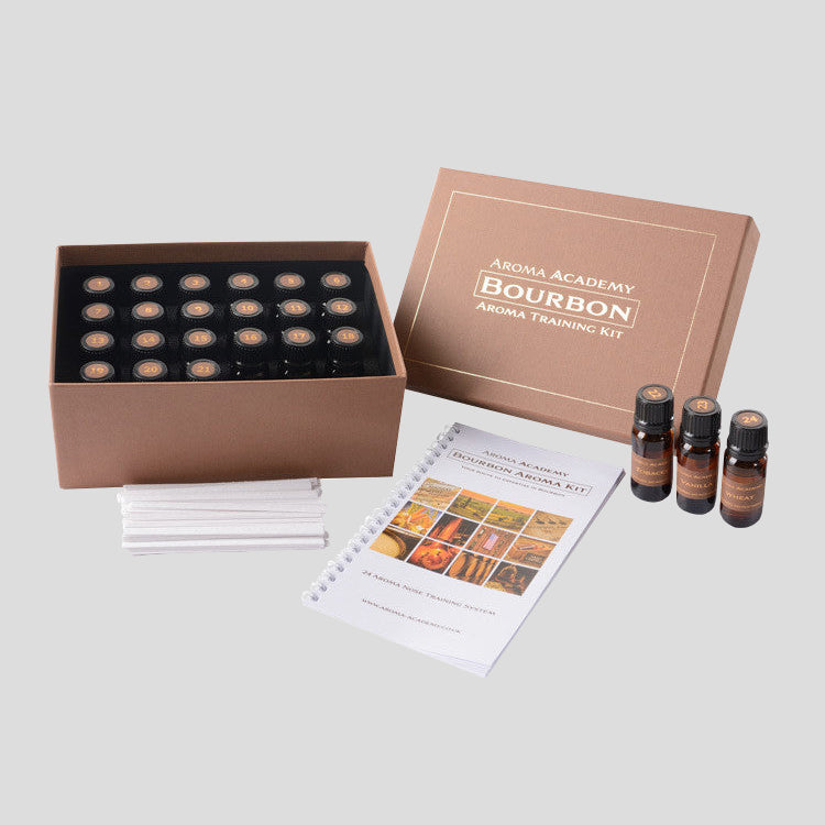 Bourbon Aroma Recognition Training Kit - 24 Signature Aromas from Apple to Wheat