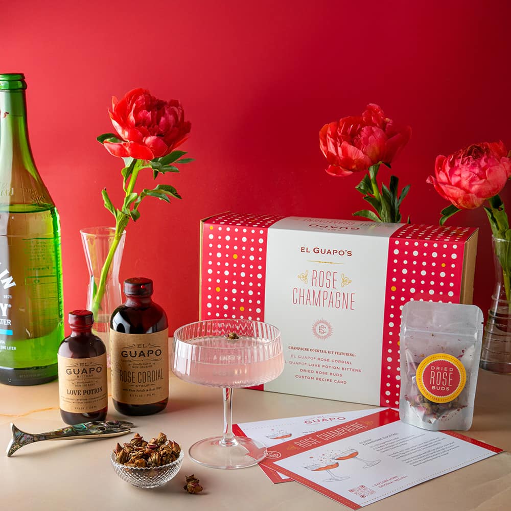 Rose Champagne Cocktail Kit