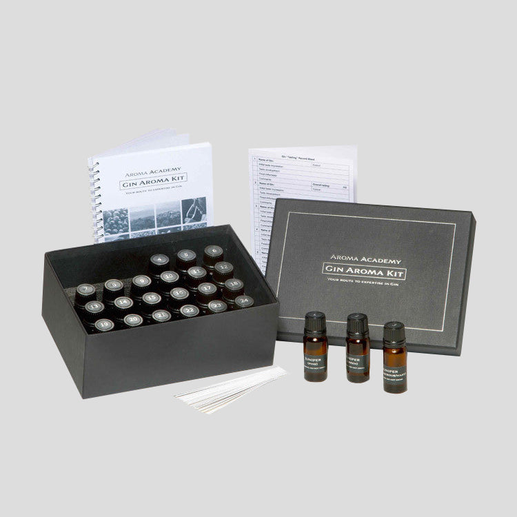Gin Aroma Recognition Training Kit - 24 Signature Aromas from Juniper to Violet