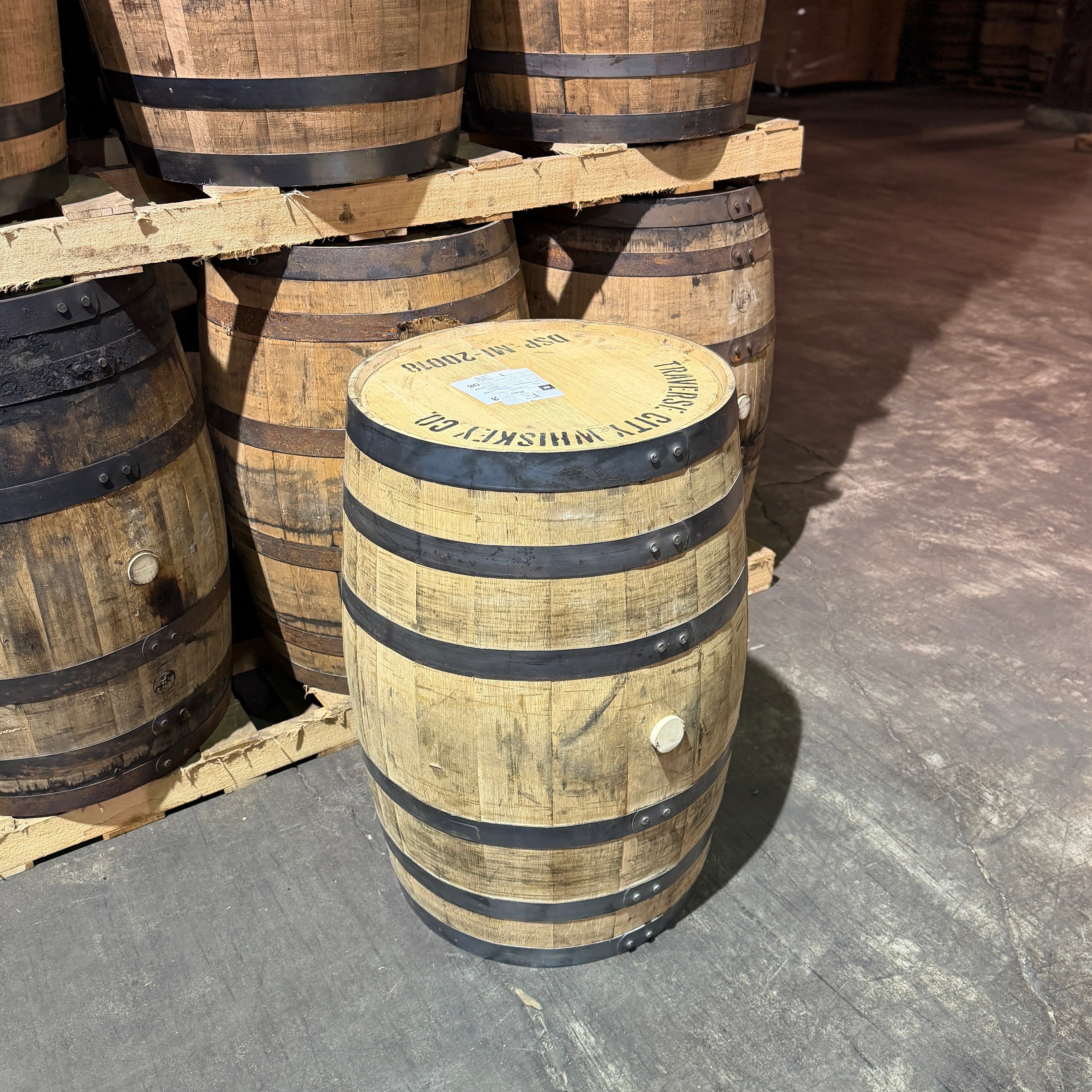 Traverse City Whiskey Co. Straight Bourbon Barrel - Fresh Dumped, Once Used
