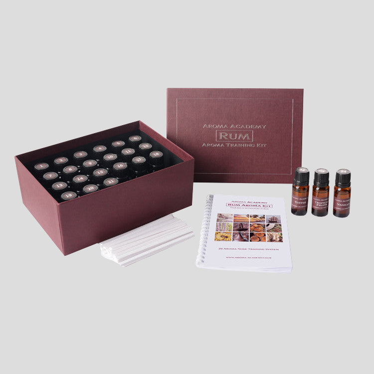 Rum Aroma Recognition Training Kit - 24 Signature Aromas from Agricole to Vanilla