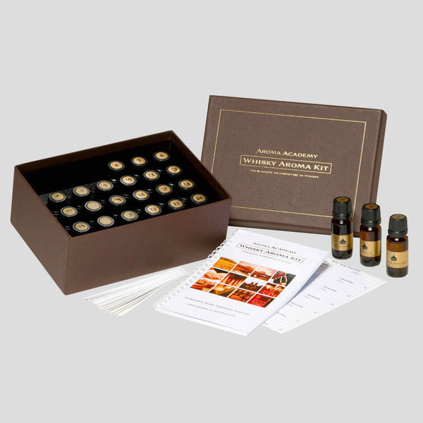 Whiskey Aroma Recognition Training Kit - 24 Signature Aromas of Scotch