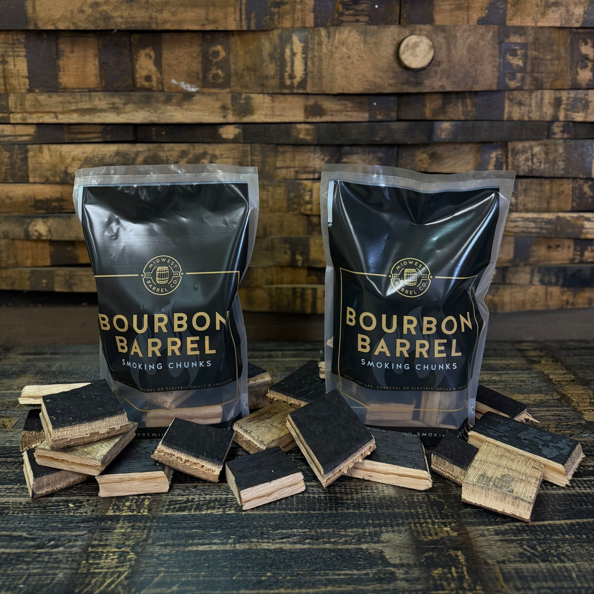 Barrel BBQ Smoking Wood Chunks 2-Pack