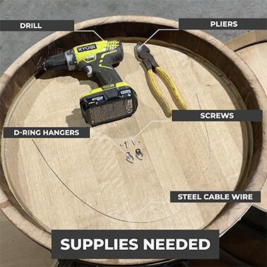 How to hang your barrel head