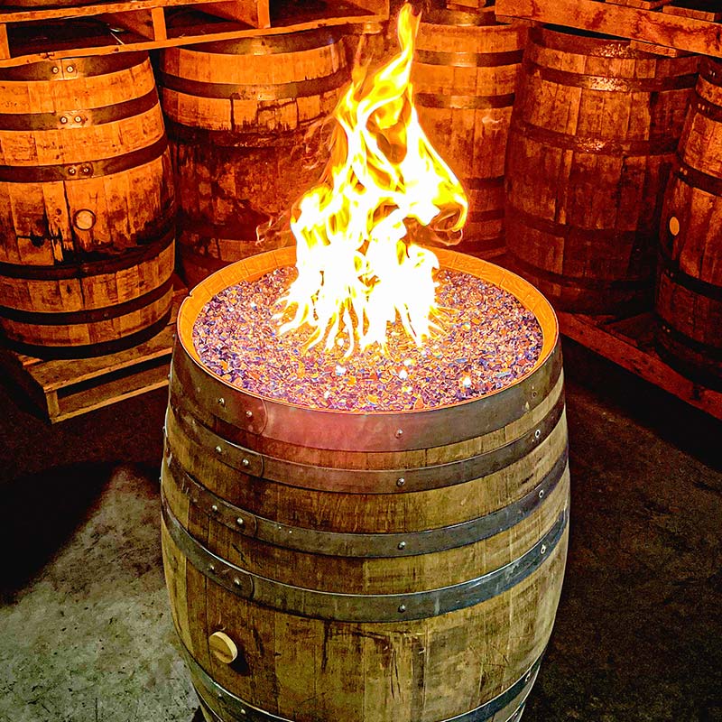 Bourbon Barrel Fire Pit