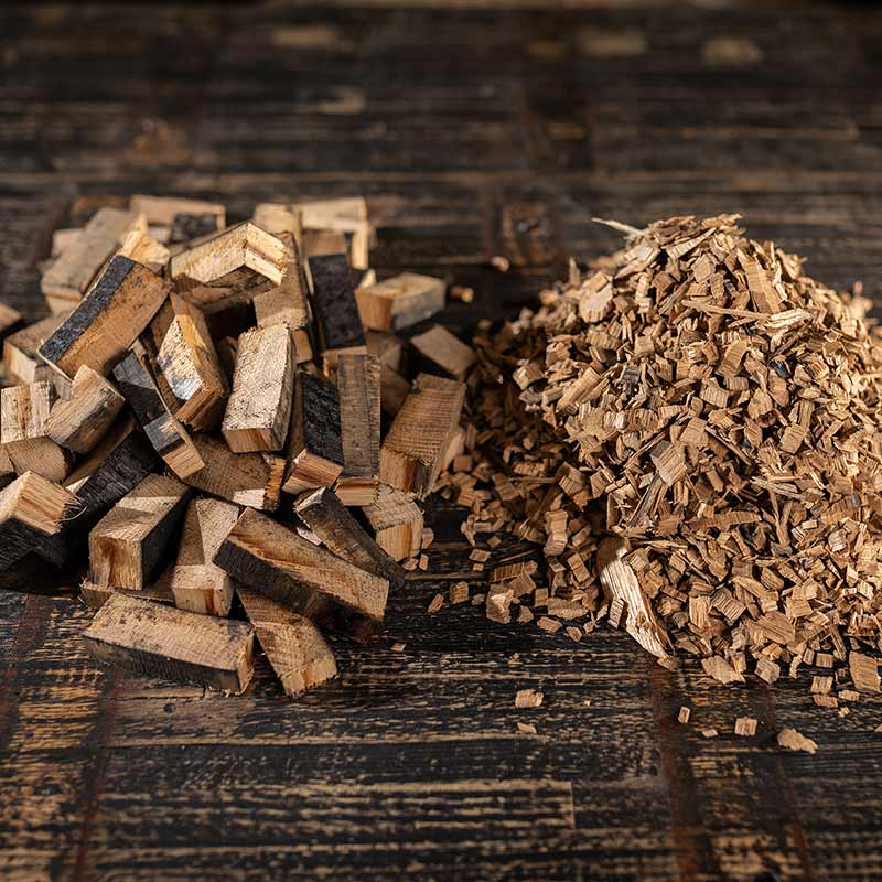 Maple Syrup Barrel BBQ Smoking Wood Chunks