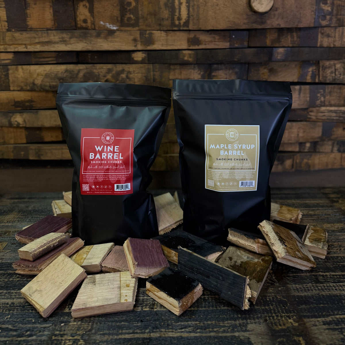 Barrel BBQ Smoking Wood Chunks 2-Pack