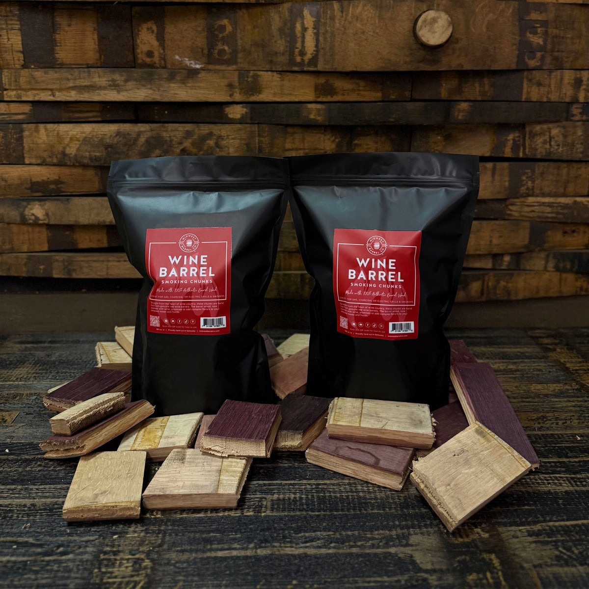 Barrel BBQ Smoking Wood Chunks 2-Pack