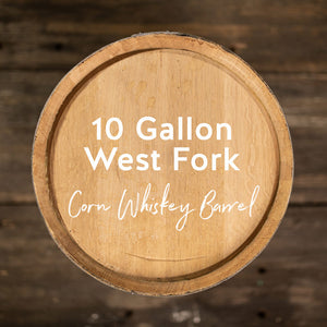 
                  
                    10 Gallon West Fork Corn Whiskey Barrel - Fresh Dumped
                  
                