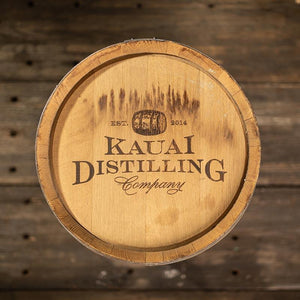 
                  
                    10 Gallon Kauai Distilling Co. Bourbon Barrel - Fresh Dumped, Once Used with distillery name, barrel logo and est. 2014
                  
                