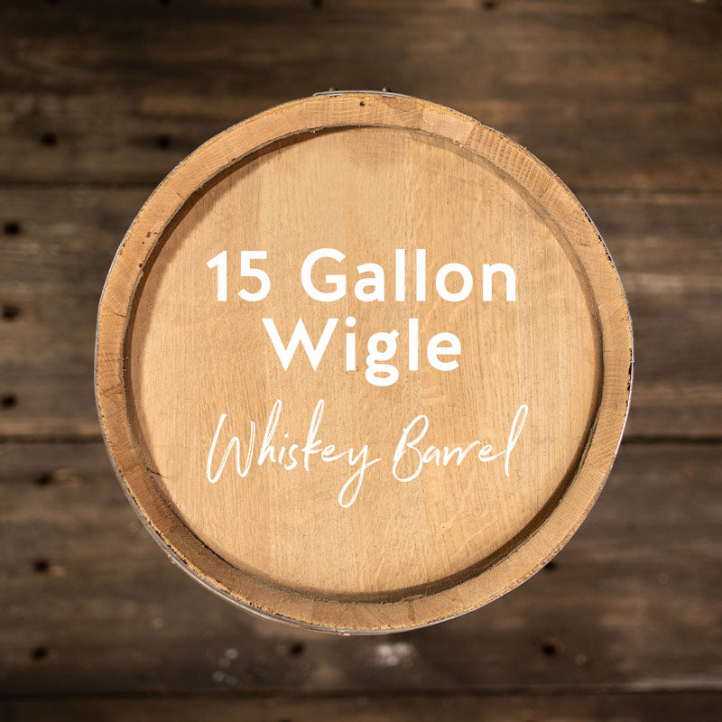 15 Gallon Wigle Whiskey - Fresh Dumped, Once Used