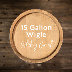 
                  
                    15 Gallon Wigle Whiskey - Fresh Dumped, Once Used
                  
                