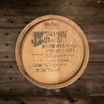 15 Gallon Journeyman Rye Whiskey Barrel - Fresh Dumped, Once Used with markings