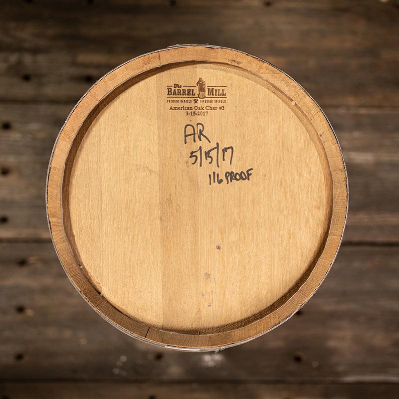 15 Gallon Sonoma Rye Whiskey Barrel - Fresh Dumped, Once Used