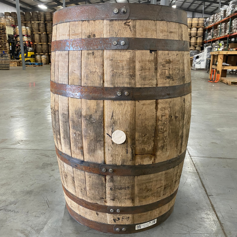 Side of a Blanton's Bourbon Barrel from Buffalo Trace Distillery