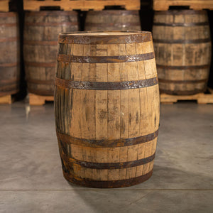 
                  
                    Side of a Templeton Rye Whiskey Barrel with Head Bung
                  
                