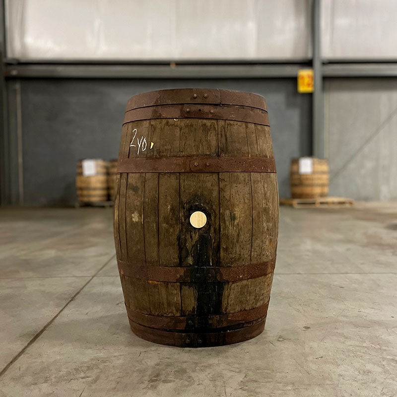 
                  
                    Side view of Stranahan’s Whiskey Irish Cask Finish Barrel
                  
                