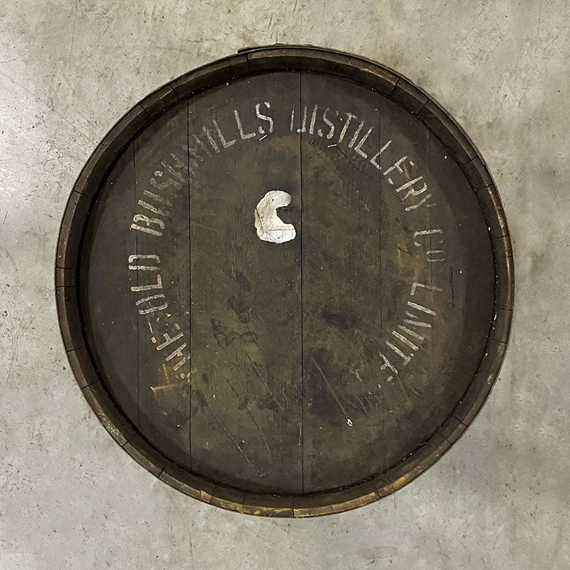 Stranahan’s Whiskey Irish Cask Finish Barrel with The Old Bushmills Distillery Co stamped on head