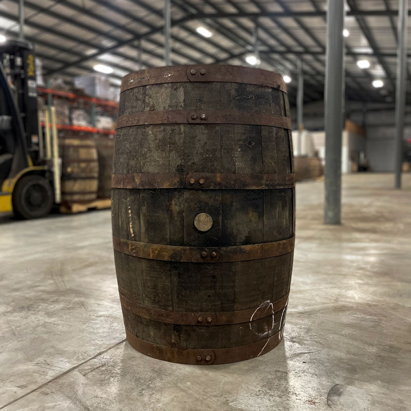 Side of a 15-Year Pappy Van Winkle Bourbon Barrel