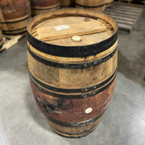 
                  
                    Head and side of a Breckenridge Distillery Port Finish Whiskey barrel
                  
                