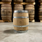 Side of a 5 Gallon Journeyman Distillery Silver Cross barrel