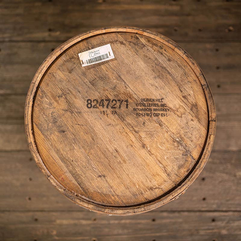 6 Year Heaven Hill Bourbon Barrel – Fresh Dumped, Once Used with distillery markings