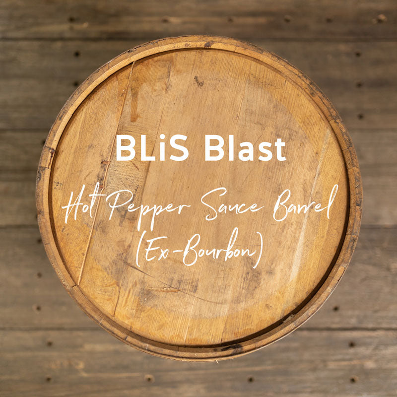 
                  
                    BLiS Blast Hot Pepper Sauce Barrel (Ex-Bourbon) - Fresh Dumped
                  
                