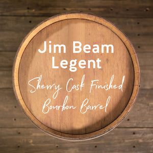 
                  
                    Jim Beam Legent Sherry Cask Finished Bourbon Barrel - Fresh Dumped, Once Used
                  
                