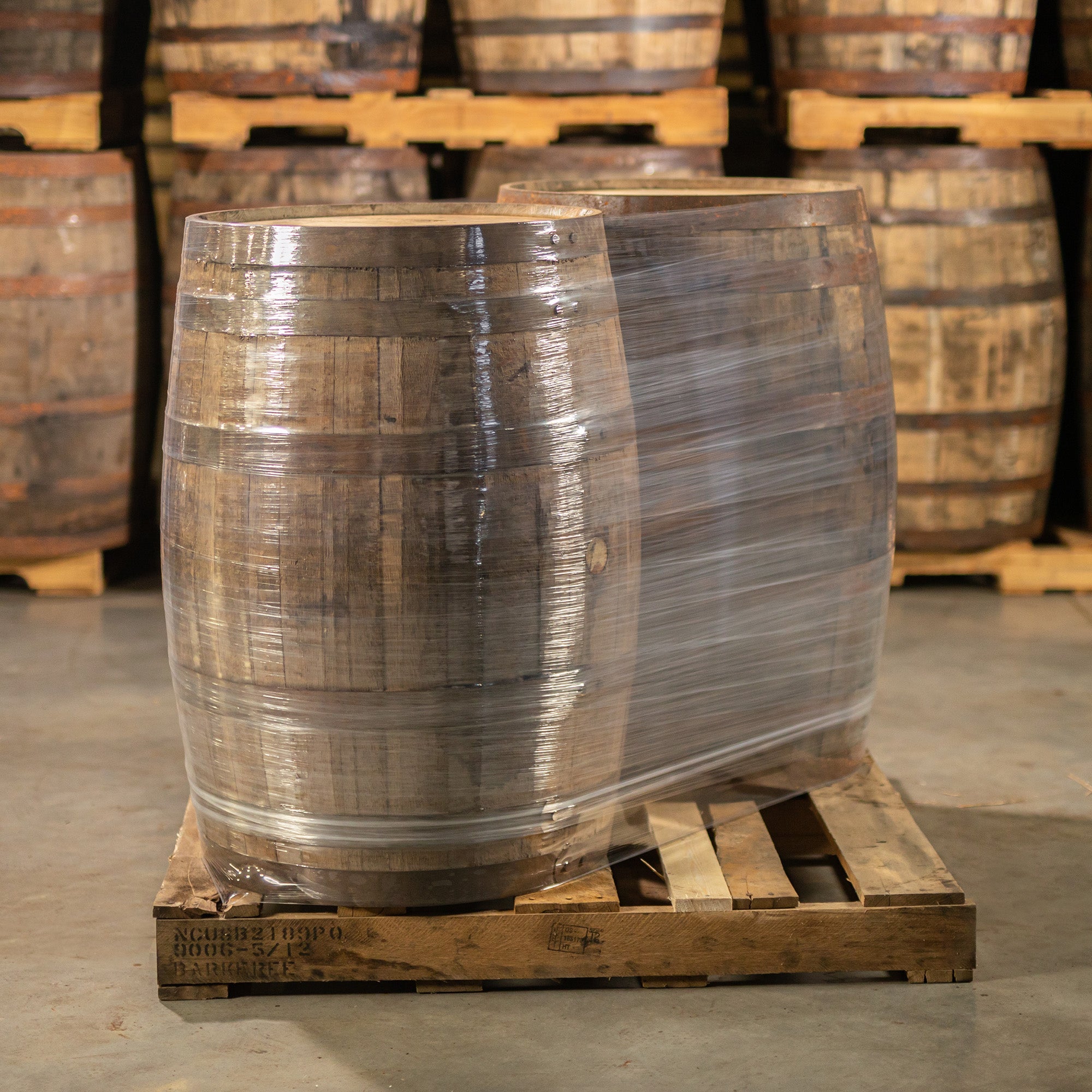 Furniture / Decoration Grade Whiskey Barrel - No Head Stamp