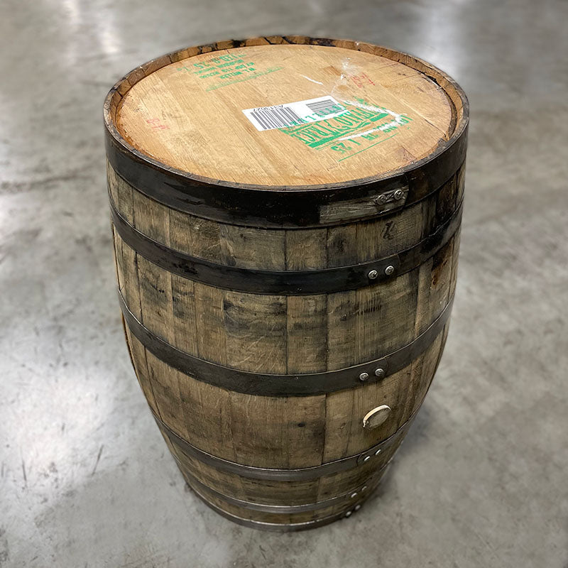 Head and side of a WL Weller Bourbon Barrel