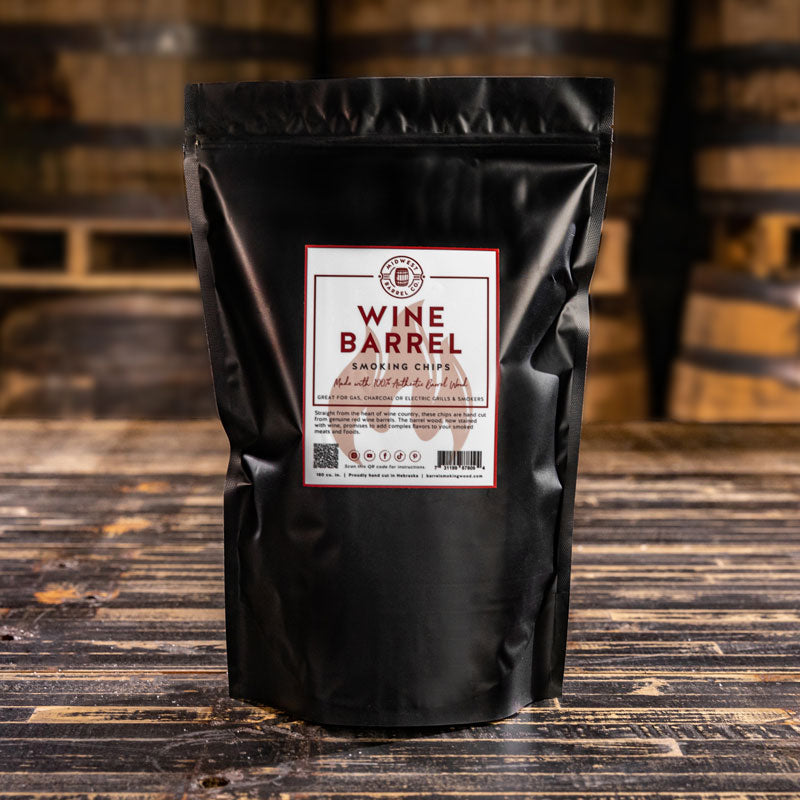 Genuine Red Wine Barrel Smoking Wood Chips bag