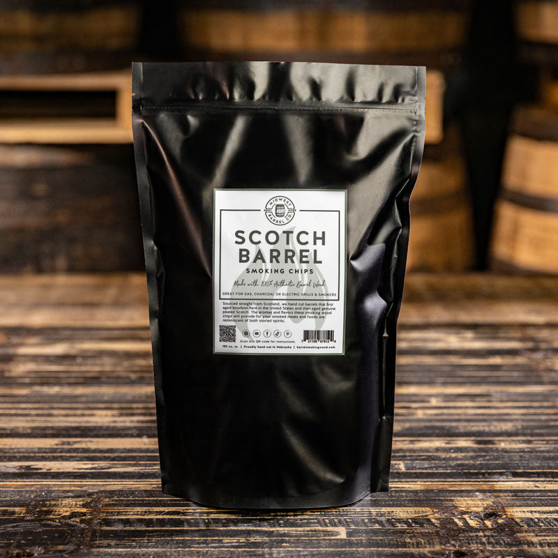 Bag of Genuine Scotch Barrel Smoking Wood CHIPS